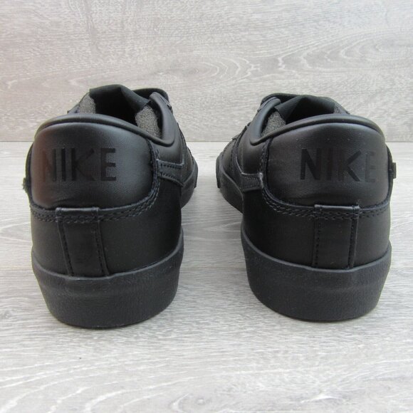 Nike Blazer Low '77 Womens Shoes Size 7 Triple Black NEW - Picture 8 of 13